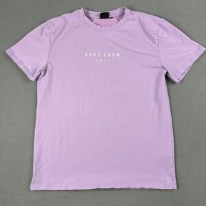 Dope Snow Shirt Mens Small‎ Purple Mountain Graphic Tee MMIX Lithuania